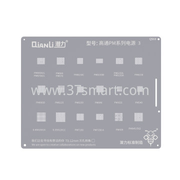 Reballing Stencil QS68   PMserispower 3 Schüttgut