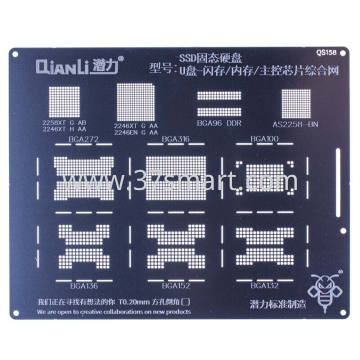 Reballing Stencil QS158 SSDhdd Bulk