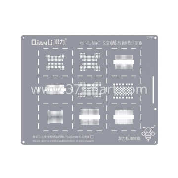 Reballing Stencil QS93 MAC-SSDhdd, DDR Schüttgut