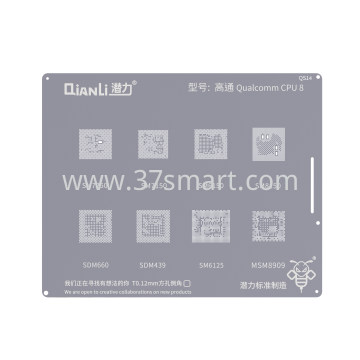 Reballing Stencil QS14   Qualcomm CPU 8 Bulk
