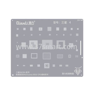 Reballing Stencil QS43 samS9, S9+seris   snapdragon 845, Exynos9810 CPUuni seris Bulk