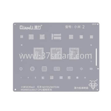 Reballing Stencil QS30 mi 5X, Max2 rm NOTE5, NOTE4X MSM8953, 8917 CPUuni seris Schüttgut