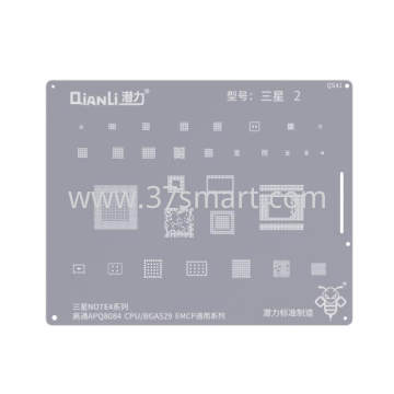 Reballing Stencil QS41 samNOTE4seris   APQ8084 CPU, BGA529 EMCP uni seris Bulk