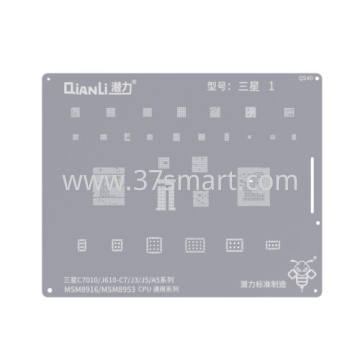 Reballing Stencil QS40 samC7010 J610-C7, J3, J5, A5seris MSM8916, MSM8953 CPUuni seris Bulk