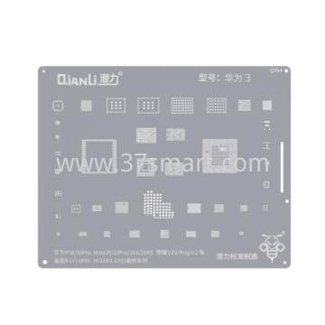 Reballing Stencil QS54     hwP30, 30Pro, Mate20, 20Pro, 20X, 20RS  hr V20, Magic2   hi Kirin980 HI3680 CPUuni seris Schüttgut