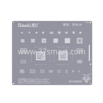 Reballing Stencil QS80    hw20, 20Plus, 20Pro, nova8se, 9, hr 30lite 720-MT6853V, 800-MT6873V Bulk