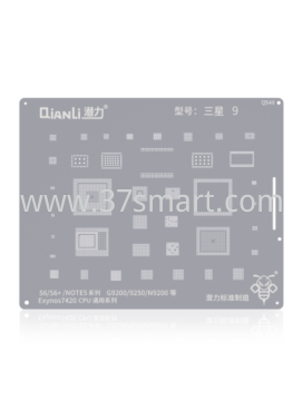 Reballing Stencil QS48 S6, S6+, NOTE5seris G9200, 9250, N9200  Exynos7420 CPUuni seris Bulk