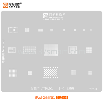AMAOE Reballing Stencil iPad2, MINI1 Bulk