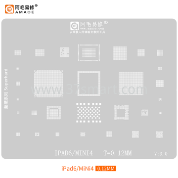 AMAOE Reballing Stencil iPad6, MINI4 Schüttgut