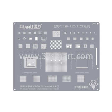 Reballing Stencil QS90 IPAD-A12,A12Xseris Bulk