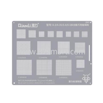 Reballing Stencil QS65  0.3, 0.35, 0.4, 0.5 univesal Bulk