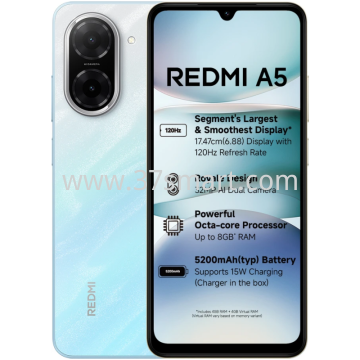 Redmi A5 4G 2025 3GB/64GB EU Version Dual-SIM New SmartPhone Blu