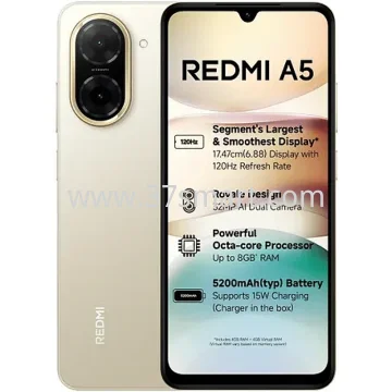 Redmi A5 4G 2025 3GB/64GB EU Version Dual-SIM New SmartPhone Oro