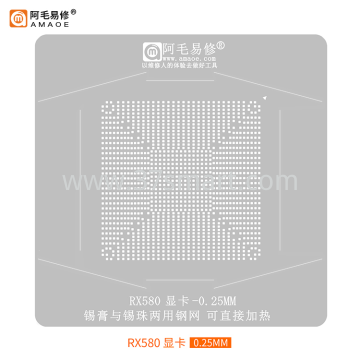 AMAOE Reballing Stencil RX580 Bulk