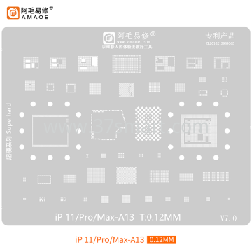 AMAOE Reballing Stencil  iP11, Pro, Max-A13 Schüttgut