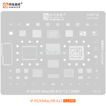 AMAOE Reballing Stencil  XS, Max, XR-A12 Bulk