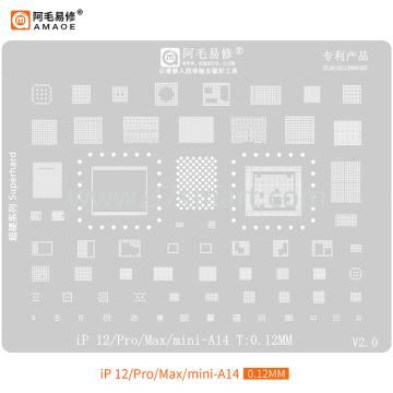 AMAOE Reballing Stencil  iP12 - A14 Bulk