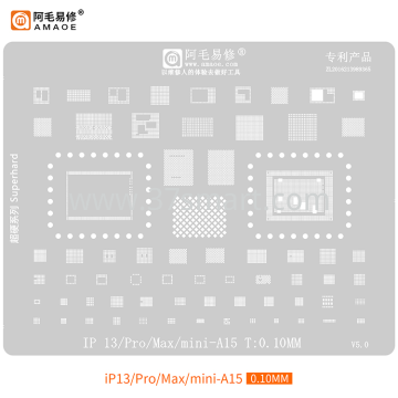 AMAOE Reballing Stencil  IP13-A15 - 0.10 Bulk