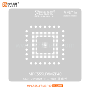 AMAOE Reballing Stencil MPC555LF8MZP40 Bulk