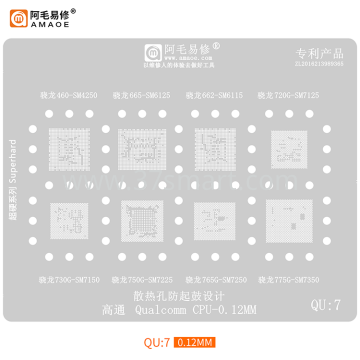 AMAOE Reballing Stencil QU7 -  Qualcomm CPU Schüttgut
