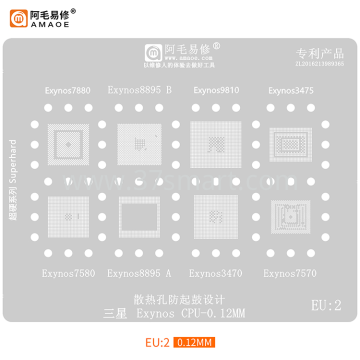 AMAOE Reballing Stencil  EU2 - Exynos CPU Bulk