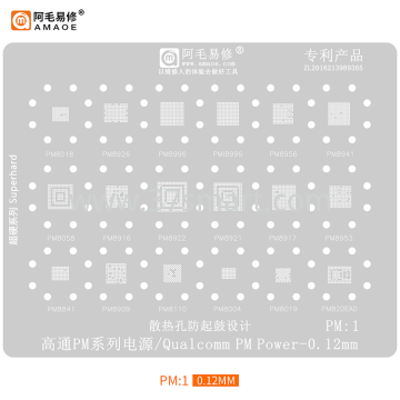 AMAOE Reballing Stencil PM1 - Qualcomm Powerr Schüttgut