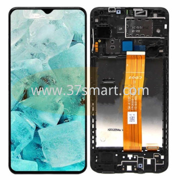 Samsung M127 M12 2021 Lcd+Touch+Frame Outsourced Original Schwarz