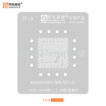 AMAOE Reballing Stencil TU9 - MSD6A818QVA Schüttgut