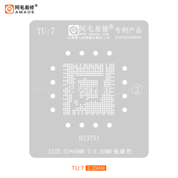 AMAOE Reballing Stencil TU7 - Hi3751 ARBCV310HM00 Schüttgut