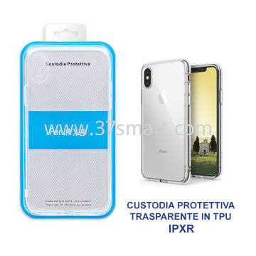 Custodia Protettiva Trasparente in TPU iPhone XR Blister