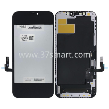 iPhone 12, iPhone 12 Pro  Service Pack Used Lcd+Touch+Flex Speaker Nero