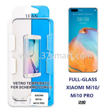 Xiaomi Mi 10 Mi 10 Pro Vetro Temperato Copertura Completo Colla ai Bordo Compatibile Blister