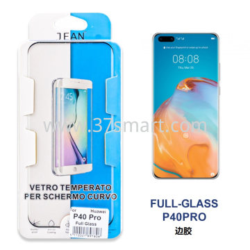 Huawei P40 Pro Vetro Temperato Copertura Completo Colla ai Bordo Compatibile Blister