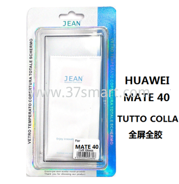 Huawei Mate 40 Tempered Glass Full Glue Black Edge Compatible Blister