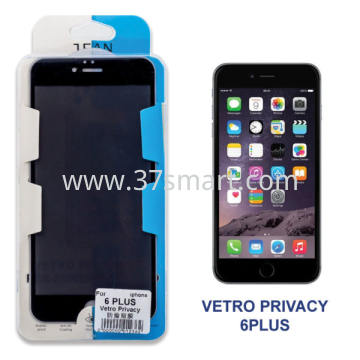 iPhone 6 Plus, iPhone 6s Plus Vetro Temperato Privacy Nero Blister