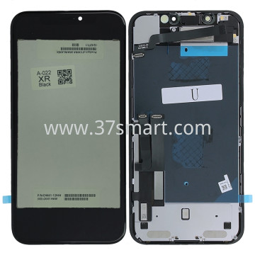 iPhone XR CH661-12944 New Lcd+Touch+Flex Completo a Box Service Pack Nero