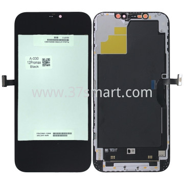 iPhone 12 Pro Max Display With Service Pack Box Schwarz
