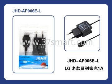 Home Charger Compatible LG U8110 AP006E-L Schwarz