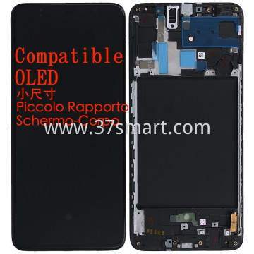 Samsung A70 2019 A705 Compatible Oled Lcd+Touch+Frame Schermo-Corpo Black