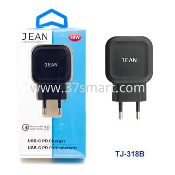 Jean 30W USB-C PD Charger TJ-318 Black
