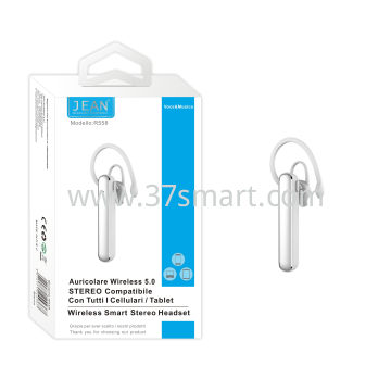 Wireless 5.0 Stereo Headset Compatible with All Phones and Tablets R558 White