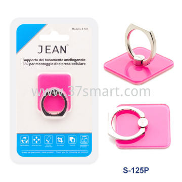 360 Ring Hook Stand Holder For Cell Phone Grip Finger Mount S-125 Rosa