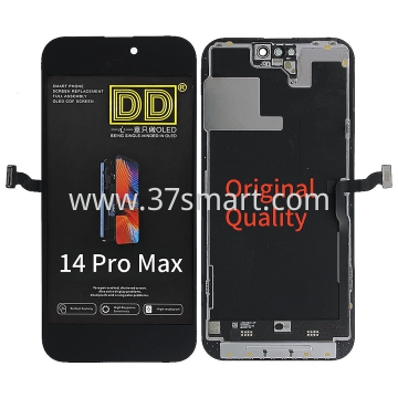 iPhone 14 Pro Max Compatible Soft Oled Lcd+Touch (Brand:DD) Black