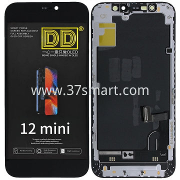 iPhone 12 Mini Compatible Hard Oled Lcd+Touch (Brand:DD) Schwarz