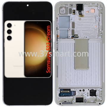 Samsung S23 2023 S911 Display Disassemble+Front Camera New Bianco