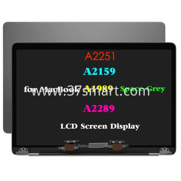 MacBook A1989 A2159 A2251 A2289 Compatible Regenerate Lcd Display (Without LOGO Apple) Black