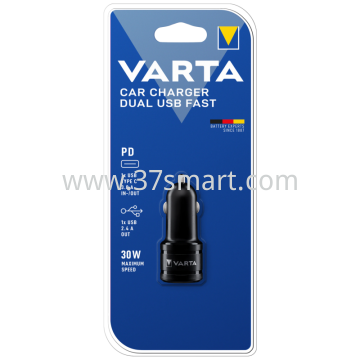 Varta Caricatore Auto Car Charger Dual USB Type-C PD & USB-A Blister