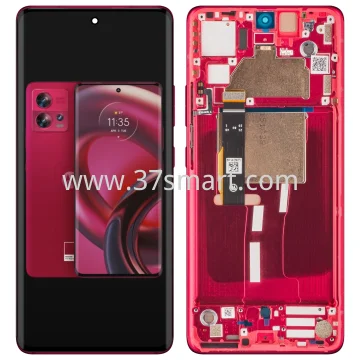 Moto Edge 30 Fusion Service Pack Display+Frame Rosso