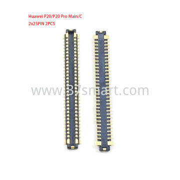 Huawei P20, P20 Pro Connettore FPC di Ricarica sulla Scheda Madre 2x25PIN 2PCS Bulk