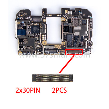 Huawei Mate 10 Pro FPC LCD Connector, P Smart 2019 Charge Port FPC Connector on Motherboard  2x30Pin 2PCS Schüttgut